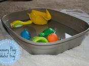Sensory Play: Simple Water Tray Babies