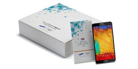Samsung unveiled the Olympic Games Edition of the Galaxy Note 3.