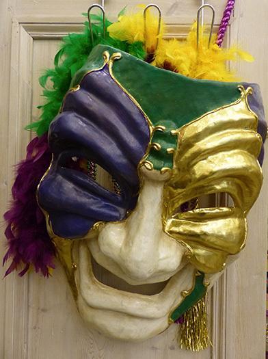 Mardi Gras mask at Mobile Carnival Museum