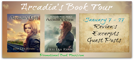 The Arcadia Novels: Arcadia’s Gift and Arcadia’s Curse Tour by Jesi Lea Ryan