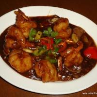 tiger prawns in xo sauce