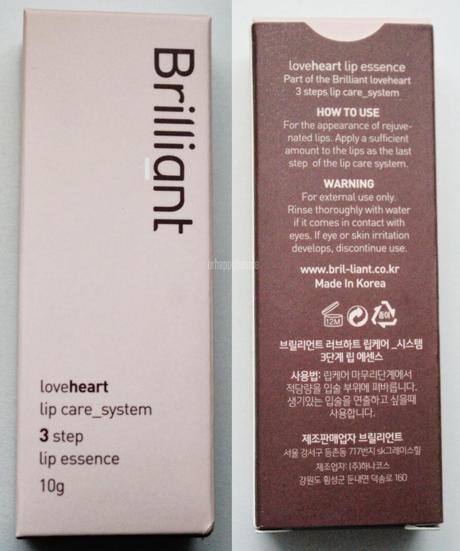 Brilliant Loveheart 3 Step Lip Essence Review