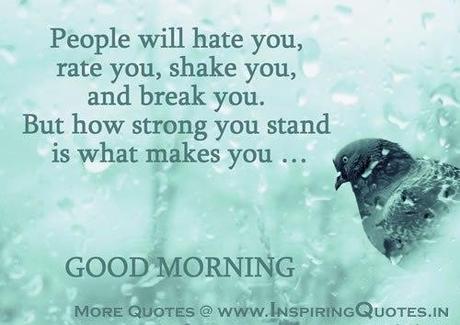 Hold your head high!