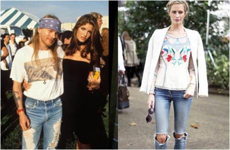 80s rock and roll fashion for men Axl Rose