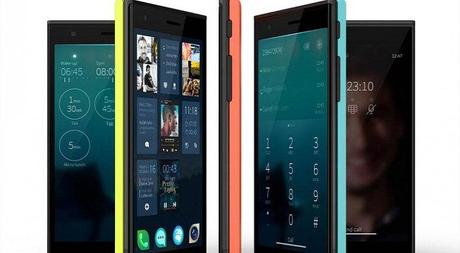 The Jolla phone created by the company of the same name.