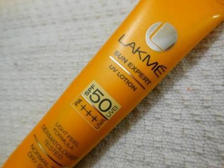 Lakme Sun Expert UV Lotion SPF 50 PA+++ Review