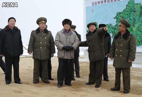 DPRK Premier Pak Pong Ju (3rd L) tours the Sep'o animal husbandry and grazing lands in Kangwo'n Province (Photo: KCNA).