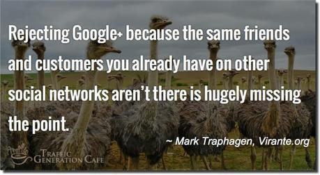 what google+ means to search traffic