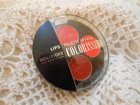 Bourjois Colorissimo Lip Palette Levres 01 Rouges Collection : Review, Swatch