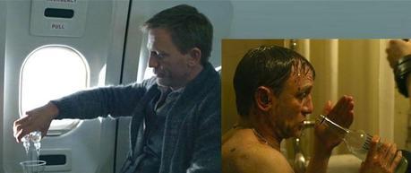 Daniel Craig in The Girl with the Dragon Tattoo Vodka is Mikael's comfort in times of comfort and in times of stress.