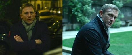 Daniel Craig in The Girl with the Dragon Tattoo Mikael goes to see Anita, wearing different jackets for night and day.