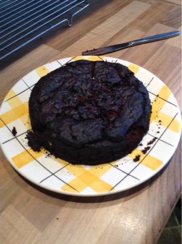 Heartache Chocolate Aubergine Cake