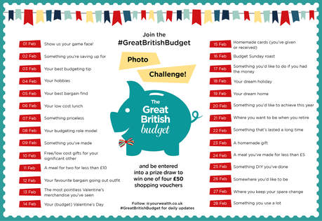 Join Me In The Great British Budget Challange