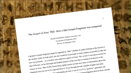 Gospel of Jesus' Wife - Smithsonian documentary in French