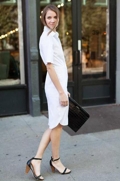 SPRING TREND TO TRY The White Shirtdress