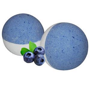 make your own blueberry bath bomb