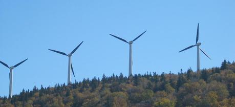 Wind turbines near Searsburg, Vermont