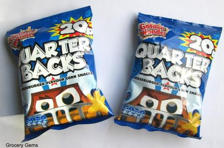 Golden Wonder Quarterbacks - Cheeseburger Flavour Corn Snacks!