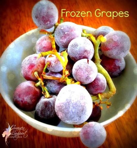 frozen grapes