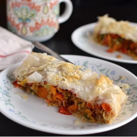 Austrian Vegetable Strudel