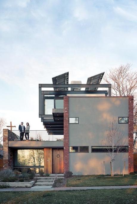 Solar energy house in Denver’s Highland neighborhood