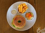 Crepaway’s Chicken Bagel Burger