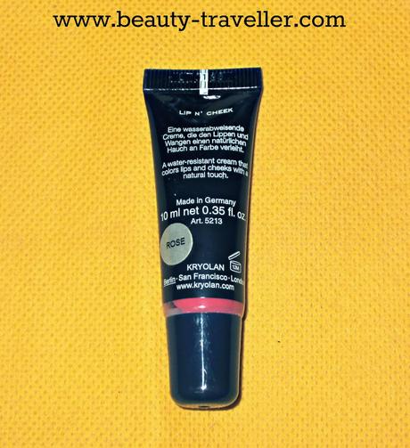 Review : Kryolan Lip N Cheek - Rose