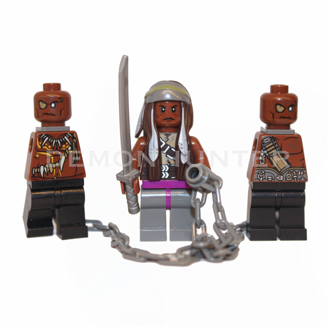 Lego Michonne, Custom Lego, Walking Dead Lego, Michonne, The Walking Dead, Michonne Lego, Lego Blog