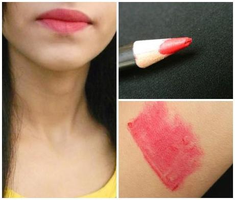 NYX Long Pencil Lip Plush Red Review, Swatches