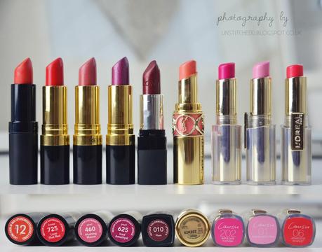 Lipstick Collection and Tag.