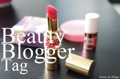 beauty blogger tag