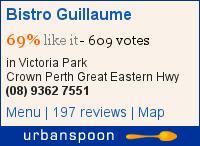 Bistro Guillaume on Urbanspoon