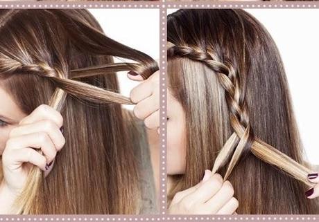 French braid Style, One Sided French Braid HairStyle,