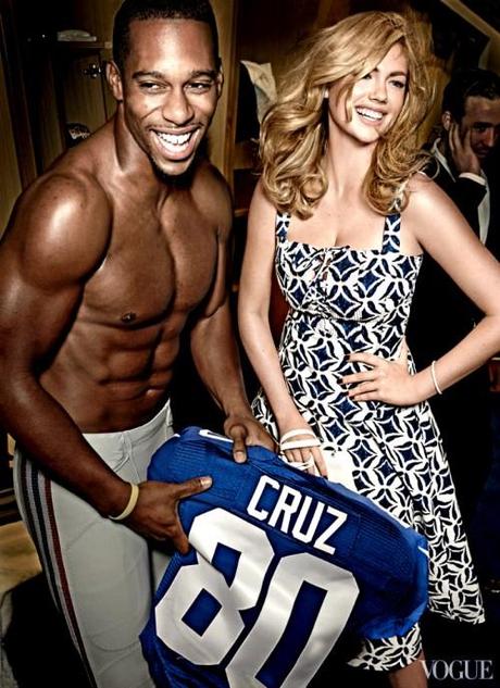 Victor Cruz and Kate Upton