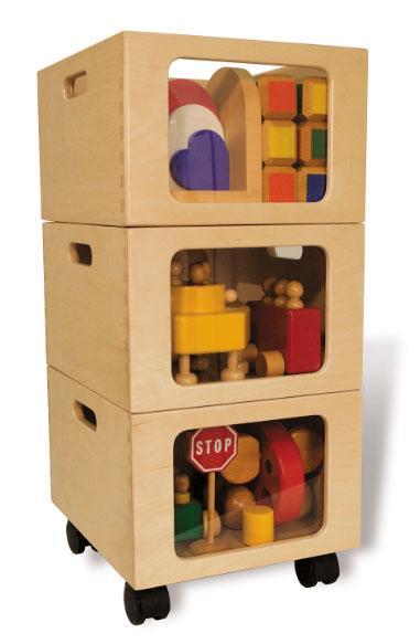 Mobile Toy Storage Tower