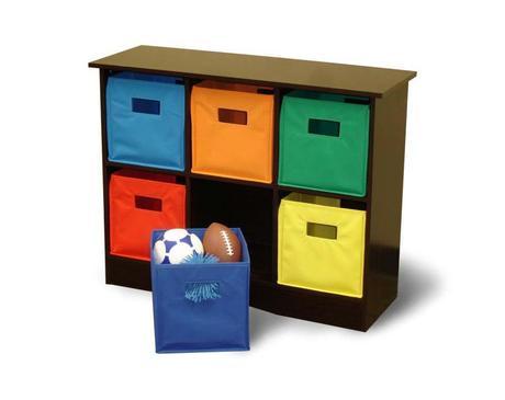 6 Bin Storage Cabinet