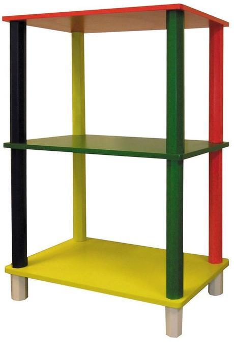 3-Tier Kids Open-Shelf Bookcase