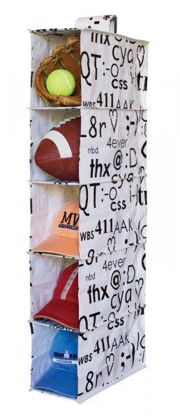 IM Theme 5 Shelf Hanging Closet Organizer