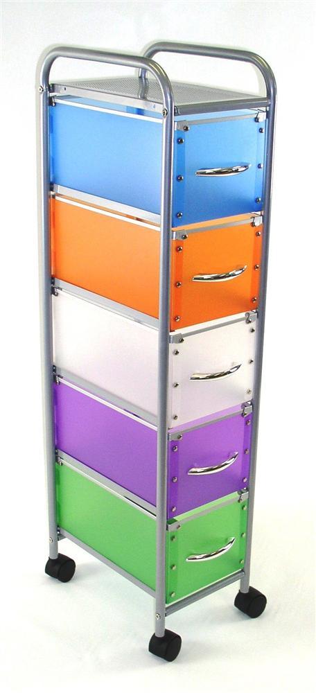 5 Drawer Multi-Colored Chest