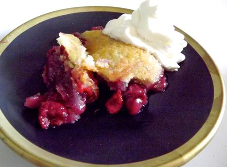 {Playing Hooky: Raspberry Cobbler}