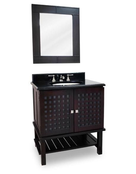 Open Shelf Bathroom Vanity