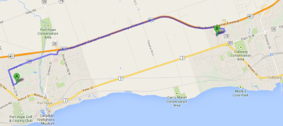 PHHS to McDonald's Map