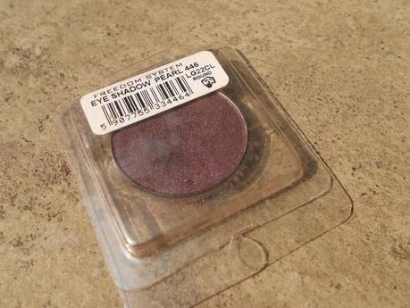 Inglot Freedom Refill Eye Shadow in shade Pearl 446: Review, Swatch and EOTD