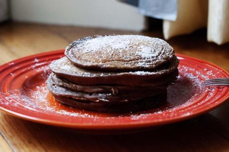 Chocolate Nutella Pancakes Chocolate Nutella Pancakes