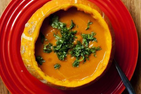 Red Lentil, Pumpkin and Tomato Soup