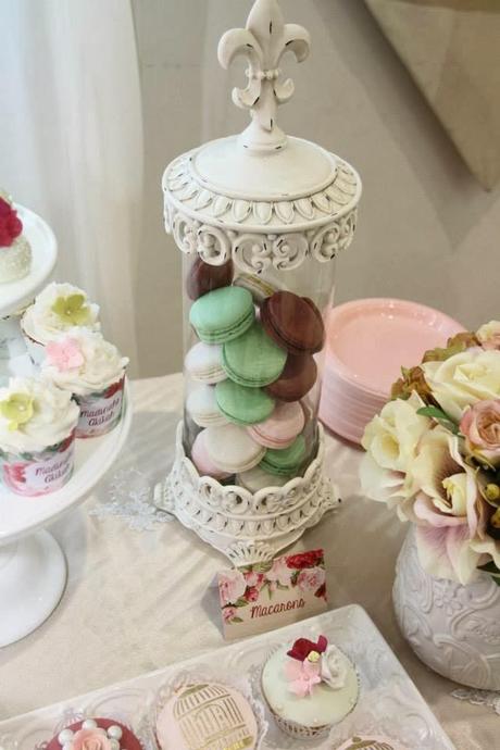 Beautiful Roses and Birdcages Themed  Dessert Table by Cakes by Joanne Charmand