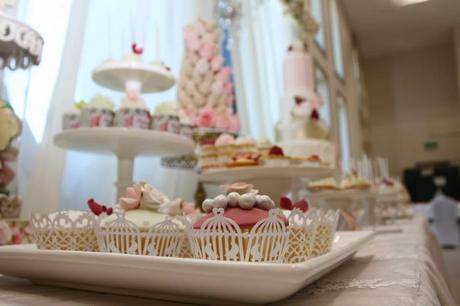 Beautiful Roses and Birdcages Themed  Dessert Table by Cakes by Joanne Charmand