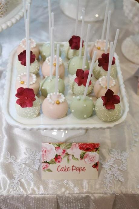 Beautiful Roses and Birdcages Themed  Dessert Table by Cakes by Joanne Charmand