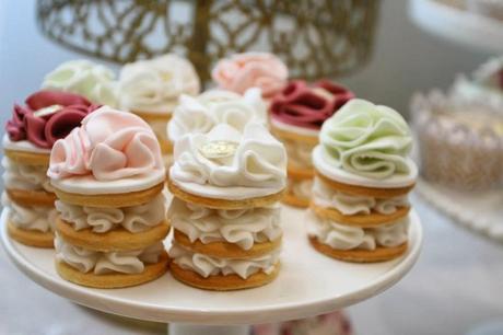 Beautiful Roses and Birdcages Themed  Dessert Table by Cakes by Joanne Charmand