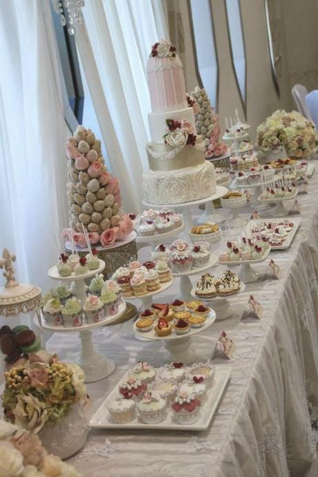 Beautiful Roses and Birdcages Themed  Dessert Table by Cakes by Joanne Charmand